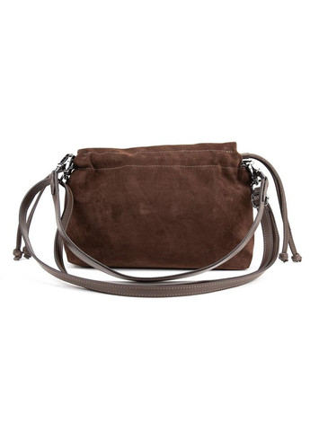 Жіноча сумка кросбоді на плече з натуральної замші та шкіри повсякденна із затяжками та клапаном RoyalBag CH-8585DB-Y (368156743)