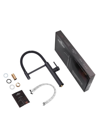 Комплект кухонной мойки KRP Schwarze-78Х48RHM PVD R Kroner (336939158)