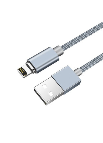 USB кабель магнітний U40A 1m Lightning сірий Hoco (268218247)