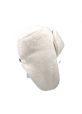 Шапка вушанка жіноча поліестер молочна ШЕРУ LuckyLOOK 674-189 (322790801)