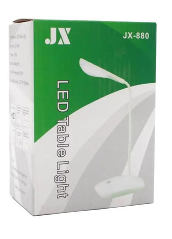 Акумуляторна настільна лампа JX 88O c USB зарядкою Блакитний (2104618724) No Brand (364874194)