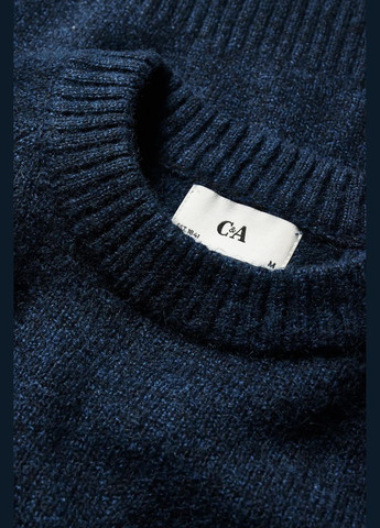 Темно-синий демисезонный свитер в составе с хлопком C&A