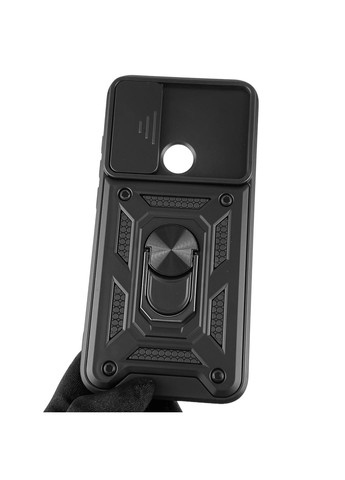 Чохол для Redmi Note 8 2021 броньований з кільцем зі шторкою на камеру на сяомі редмі нот 8 чорний rg1 Xiaomi (366023322)