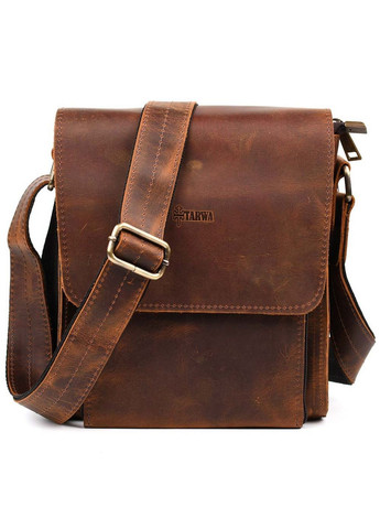 Чоловіча шкіряна сумка через плече 26х22х6 см TARWA (315874530)