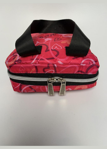 Сумочка рожева із принтами сердець No Brand (330155965)