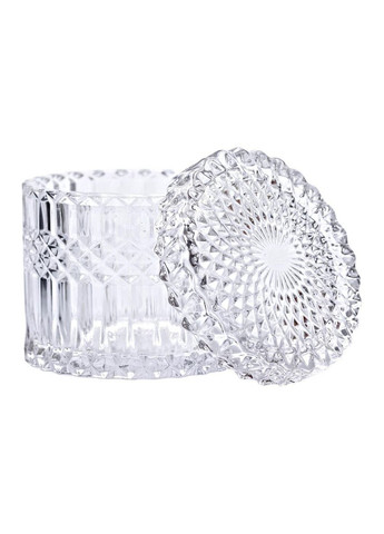 Конфетница с крышкой круглая стеклянная HP-4-100 Yiwu (370800794)