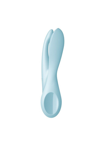 Клиторальный вибратор Threesome 1 Light Blue с тремя гибкими пальчиками Satisfyer (316231822)