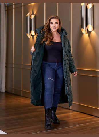 Изумрудная зимняя зимняя куртка-пальто куртка-пальто No Brand