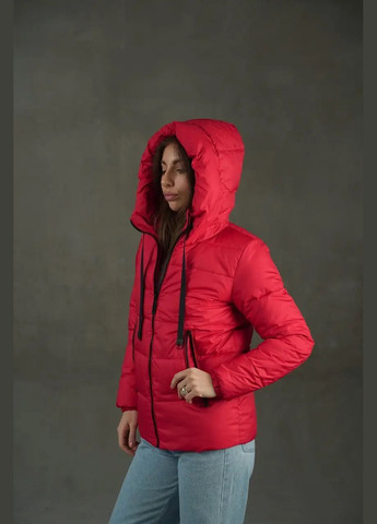 Червона демісезонна жіноча весняна куртка SK
