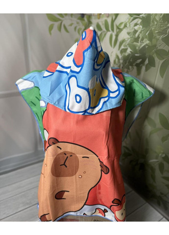 Дитяче пляжне пончо Капібарка Colorful Home комбінований