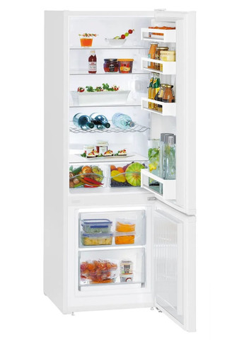 Холодильник с нижн. мороз., 161x55x63, холод.отд.212л, мороз.отд.-53л, 2 дв., A+, ST, белый LIEBHERR