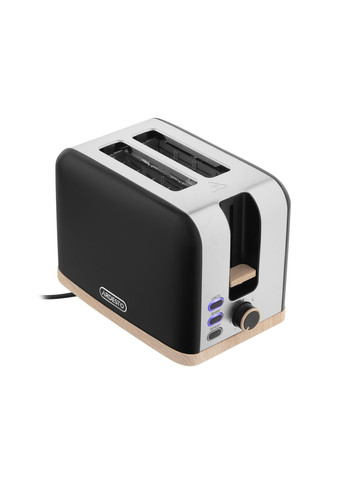 Тостер TF420BWD, 800Вт, металл, 2 слота, черный Ardesto (315349976)