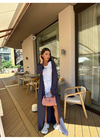 Графитовый демисезонный кардиган Vione