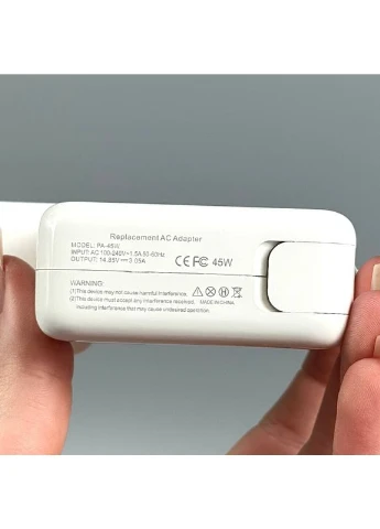 Зарядный адаптер 45W MagSafe 2 для ноутбуков MacBook Air 11/13 (совместимый блок питания) No Brand (399441955)