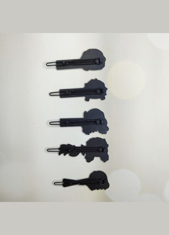 Заколки "Клинок, рассекающий демонов. Истребитель демонов. Demon Slayer". Набор из 5 шт. SureGeek (322300355)