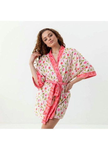 Комбінована всесезон комплект жіночий з плюшевого велюру штани та халат тюльпанчик 3412_m 15932 m FlexDress