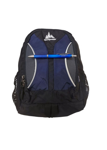 Невеликий міський рюкзак GR1297 (15 л) — синьо-чорний | Легкий, стильний, надійний Onepolar 1297 blue (331901719)