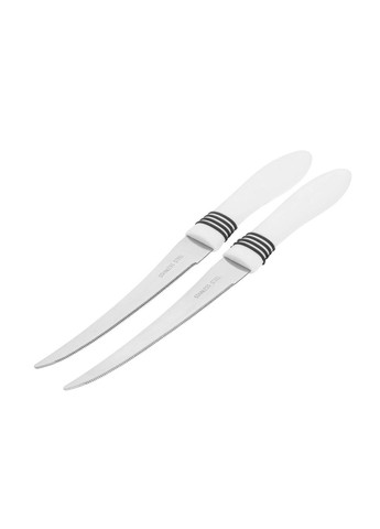 Набір ножів кухонних, 2 шт., для томатів та м'яких овочів Kitchen Master чорний, нержавіюча сталь, пластик