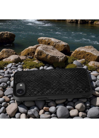 Накладка SkinBacker Mini Python Scales для Apple iPhone 16е Чёрный (79785) Stenk (362376355)