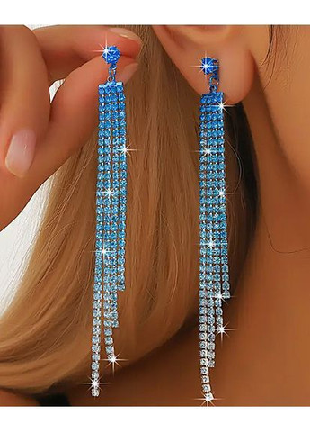 Сережки Стильна біжутерія із стразами No Brand (365751603)