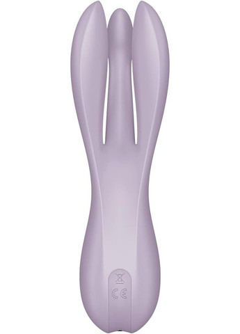 Клиторальный вибратор Threesome 2 Violet, 3 гибкие пальчики, 3 мотора Satisfyer (335392479)