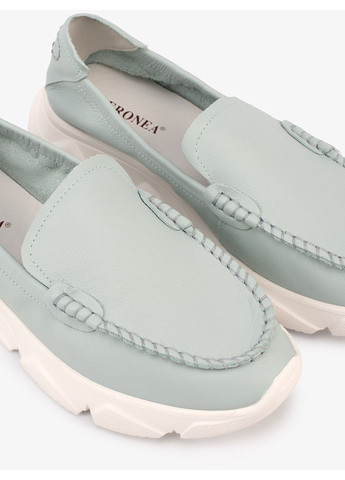 Жіночі жіночі мокасини 1100466 Geronea | блакитні натуральна шкіра (299147820)