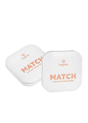 Румяна запеченные перламутровые Match Radiant Baked Blush (BG633), 001 Светло-розовые Bogenia (327107368)