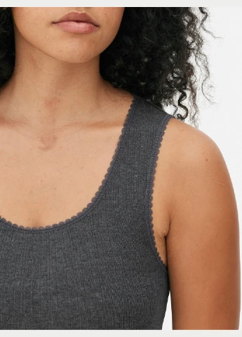 Майка basic,темно-серый, Primark — 346473496
