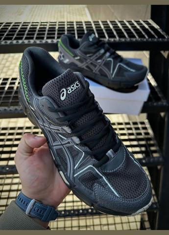 Темно-серые всесезонные мужские кроссовки No Brand