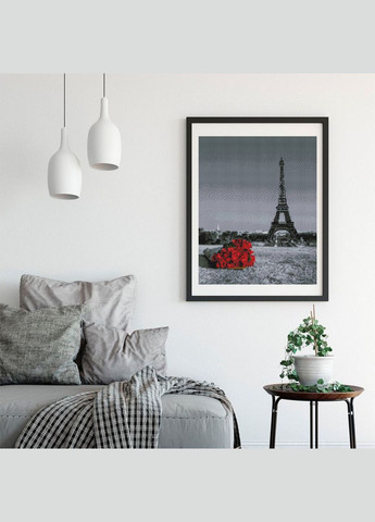 Алмазная мозаика 40х50 Розы и Париж SP1002-3 ColorArt (299772567)