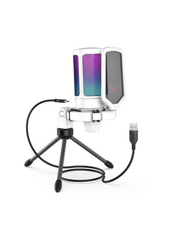 USB-микрофон Ampligame A6V для стриминга, записи вокала и подкастов, кардиоидная диаграмма направленности, черный (с Fifine (360713961)