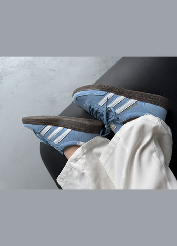Кросівки жіночі і чоловічі Adidas Spezial Handball Blue White | Адідас Спеціал блакитні No Brand блакитні демісезони (342717921)