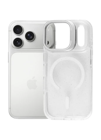 Чехол FIBRA Star Shine with MagSafe для Apple iPhone 17 Pro White (715431) BeCover (388088823)