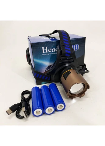 Фонарь налобный A49-TG 3x18650 No Brand (396320776)