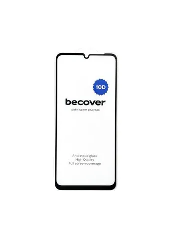 Скло захисне (711527) BeCover Poco C65 10D Black (366664411)