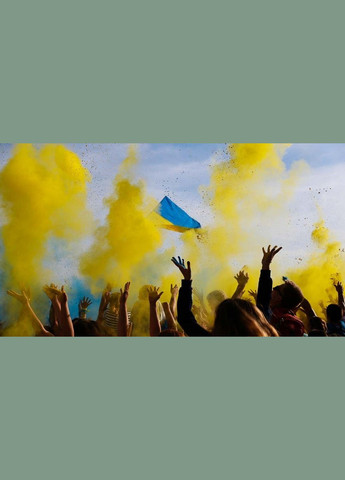 Желтая Краска Холи Гулал, 1 кг, сухая порошковая краска для фестивалей, флешмобов, фотосессий, на вес от 1 кг No Brand (332785772)