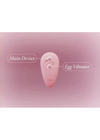 Вібратор-трусики з пультом UEROS зі знімним віброяйцем, UPKO (373271995)