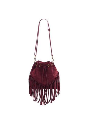 Жіноча замшева сумка на плече (Італія) fz1896103 марсала Firenze (316702211)