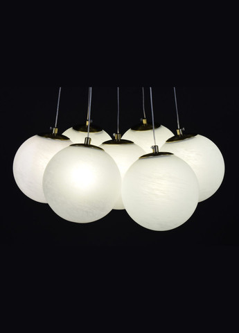 Люстра подвесная на 7 лампочек 27668 Латунь 25-120х45х45 см. Sunnysky (364495365)