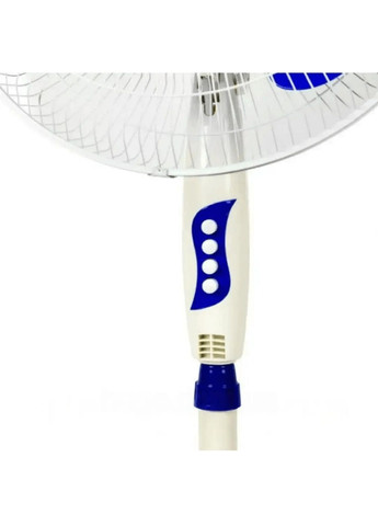 Підлоговий вентилятор трилопатевий з тихою роботою регулюванням швидкості обертання поворотною головкою (477312-Prob) Unbranded (296193580)