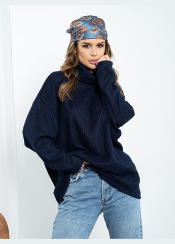 Темно-синій демісезонний светр 13763 темно-синій ISSA PLUS