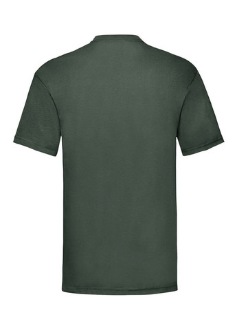 Темно-зеленая футболка мужская valueweight темно-зеленый (061036038l) с коротким рукавом Fruit of the Loom