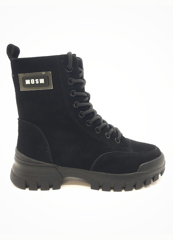 Жіночі черевики зимові чорні замшеві II-11-19 23 см (р) It is (259299433)