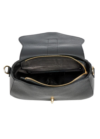 Сумочка через плечо женская натуральная кожа черная Fior Di Loto (371884251)