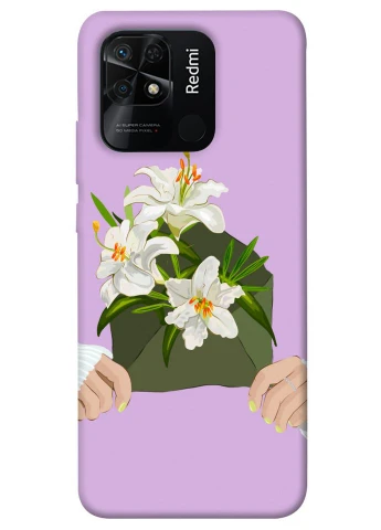 Чохол для телефона Redmi 10c flower print Xiaomi (389905581)
