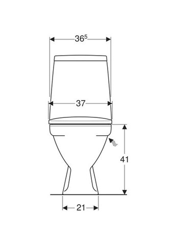 Бачок керамічний для унітазу Modo нижнє підведення - L34001000 KOLO (361446874)