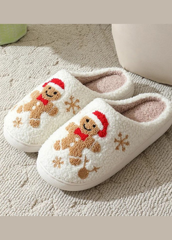 Жіночі домашні плюшеві капці Happy New Year (1995 01) 40-41 Macarena (370299090)