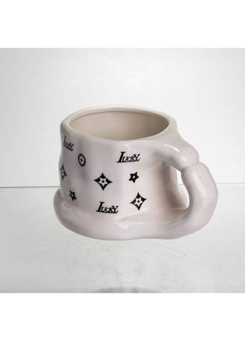 Чашка порцелянова 500 (мл) оригінальна кружка на подарунок чашка для чаю та кави Чорний FM-11A Yiwu (370675759)