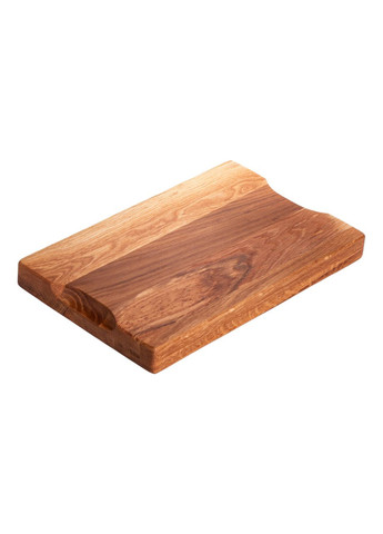 Кухонна обробна дошка з дуба45х30 см прямокутна для нарізки м'яса та овочів дерев'яна ProDobro (364189389)