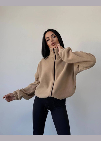 Бежевий світшот Україна однотонний без декору (316220432)